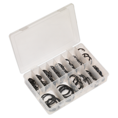 SEALEY - AB017CC Circlip Assortment 200pc Internal & External Metric