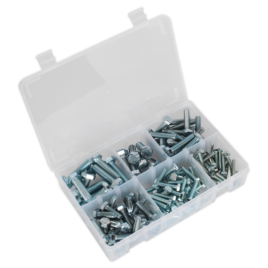 SEALEY - AB048SS Setscrew Assortment 150pc Metric M5-M10 High Tensile