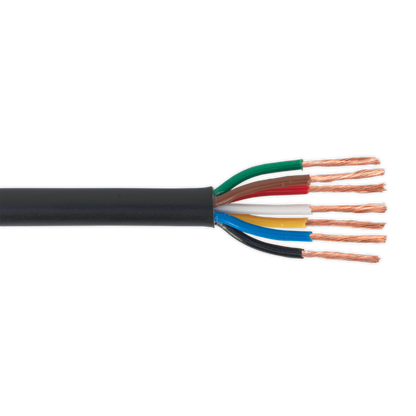 SEALEY - AC24207CTH Automotive Cable Thin Wall 7 x 0.75mm_ 24/0.20mm 30m Black