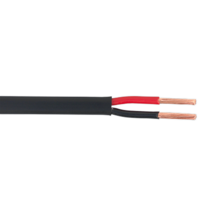 SEALEY - AC2830TWTN Automotive Cable Thin Wall Flat Twin 2 x 2mm_ 28/0.30mm 30m Black