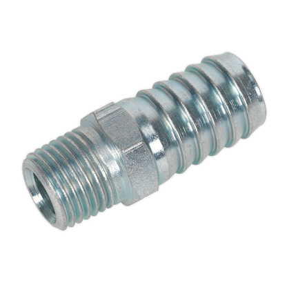 SEALEY - AC40 Screwed Tailpiece Male 1/4"BSPT - 1/2" Hose Pack of 5