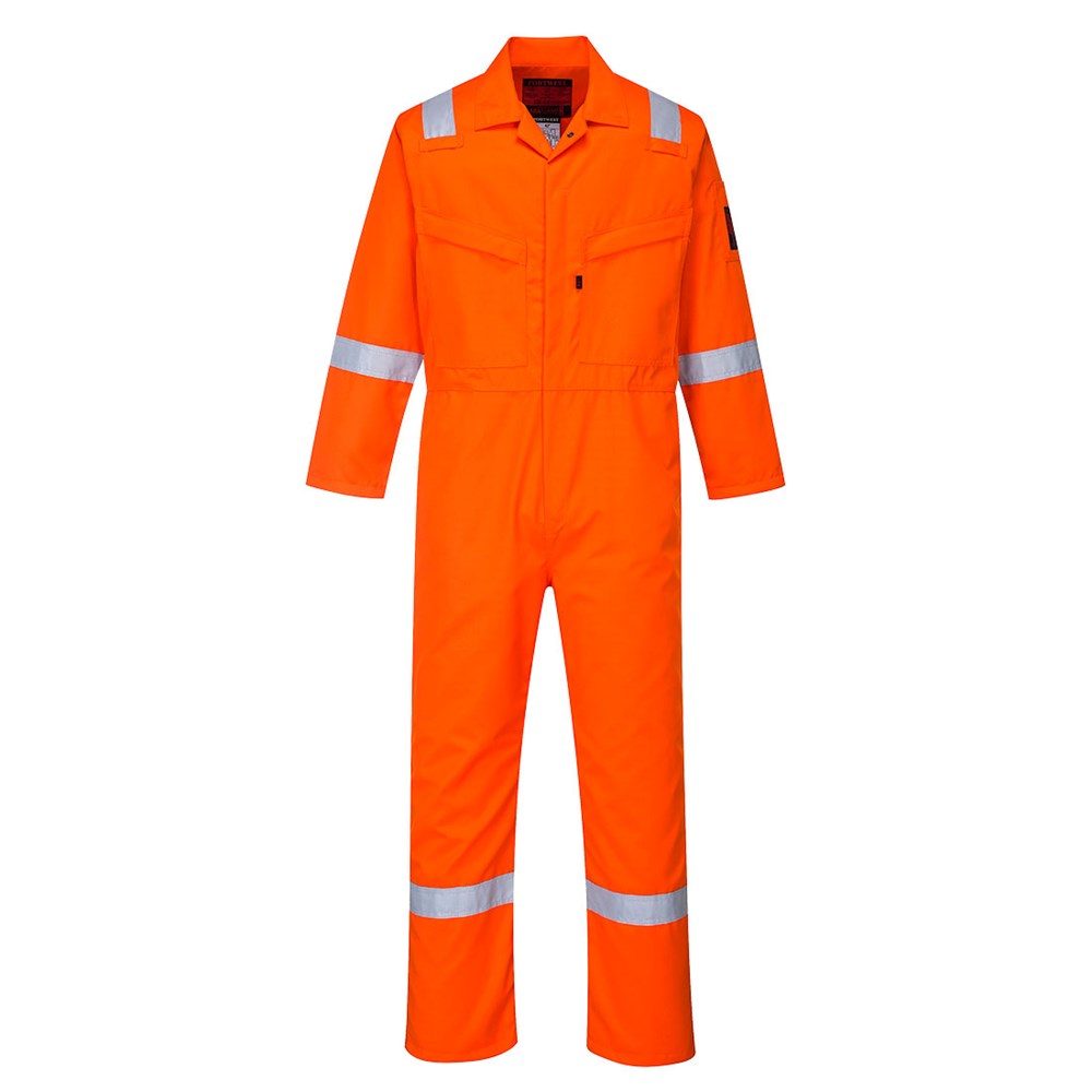 Portwest AF50ORR36 -  sz Regular 36 Araflame Platinum Coverall - Orange