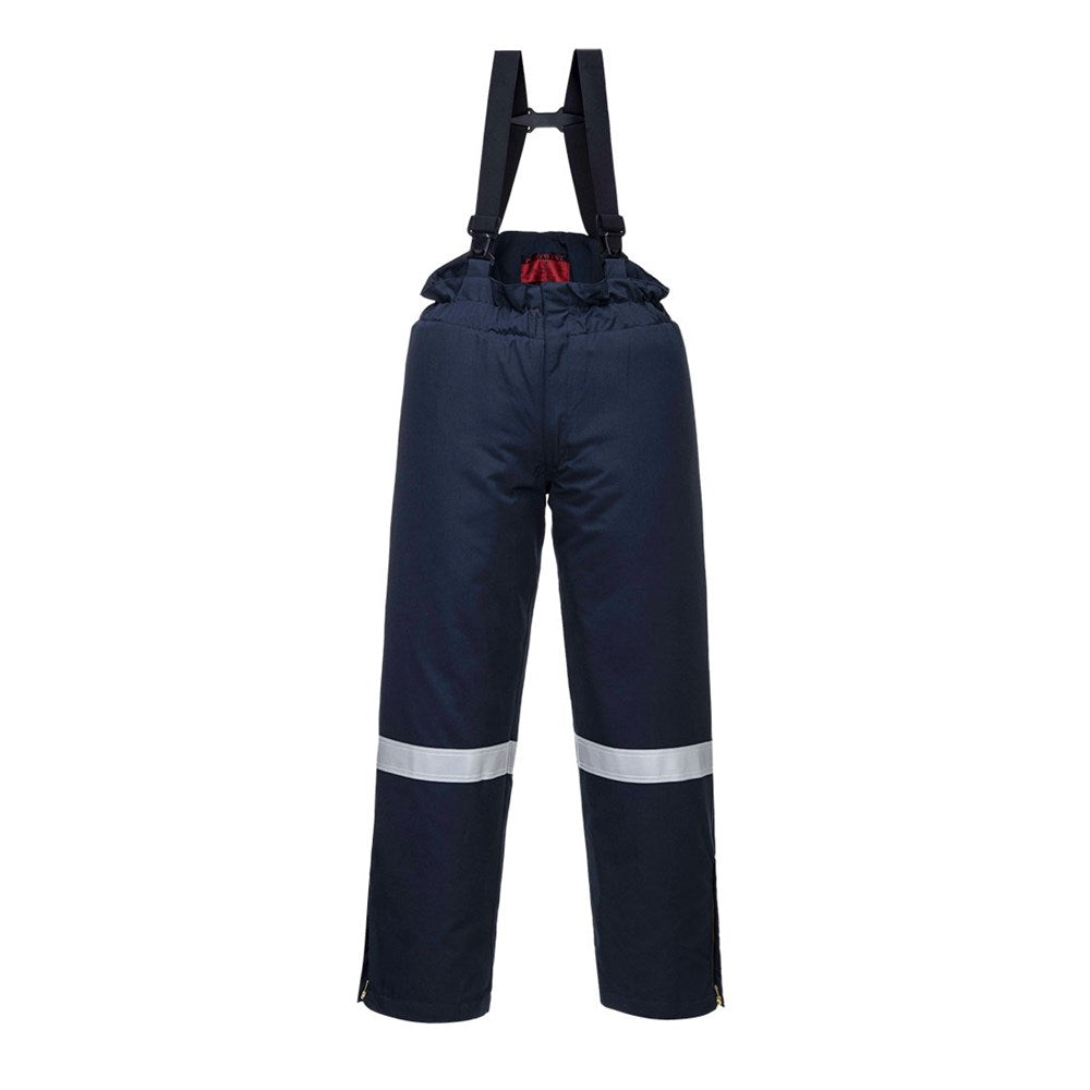 Portwest AF83NARXXL -  sz 2XL Araflame Insulated Winter Salopettes  - Navy