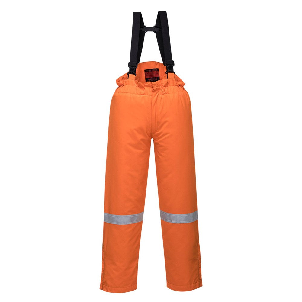 Portwest AF83ORRS -  sz S Araflame Insulated Winter Salopettes  - Orange