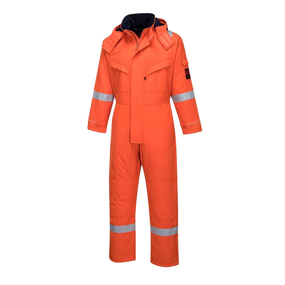 Portwest AF84ORRXXXL -  sz 3XL Araflame Insulated Winter Coverall  - Orange