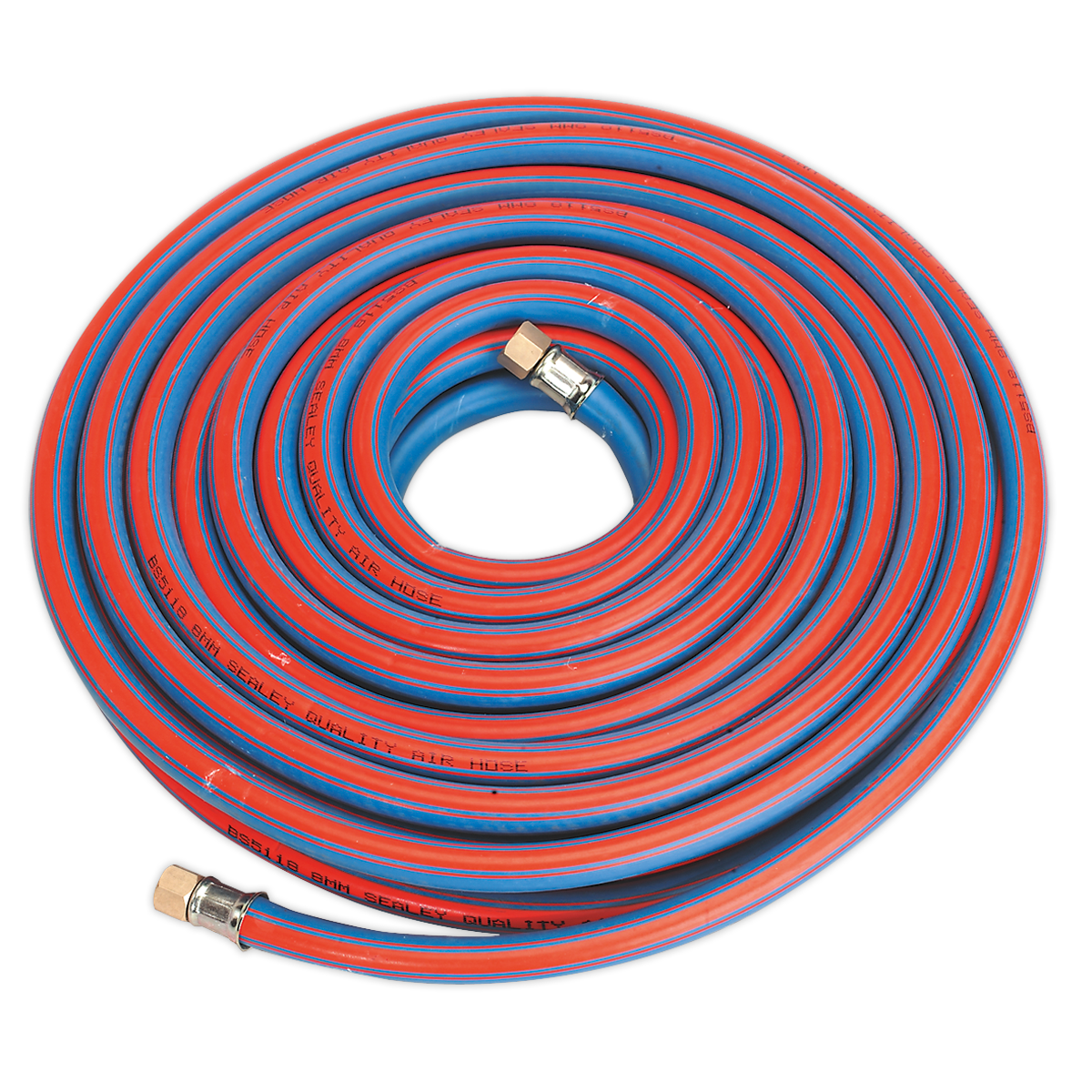 SEALEY - AH15R Air Hose 15m x �8mm with 1/4"BSP Unions Extra-Heavy-Duty