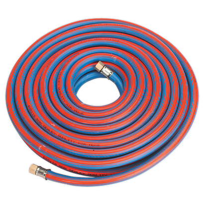 SEALEY - AH15R Air Hose 15m x �8mm with 1/4"BSP Unions Extra-Heavy-Duty