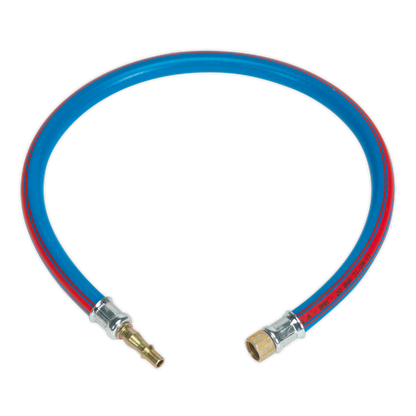 SEALEY - AH2R Air Leader Hose 600mm x �8mm with Tailpiece & 1/4"BSP Union