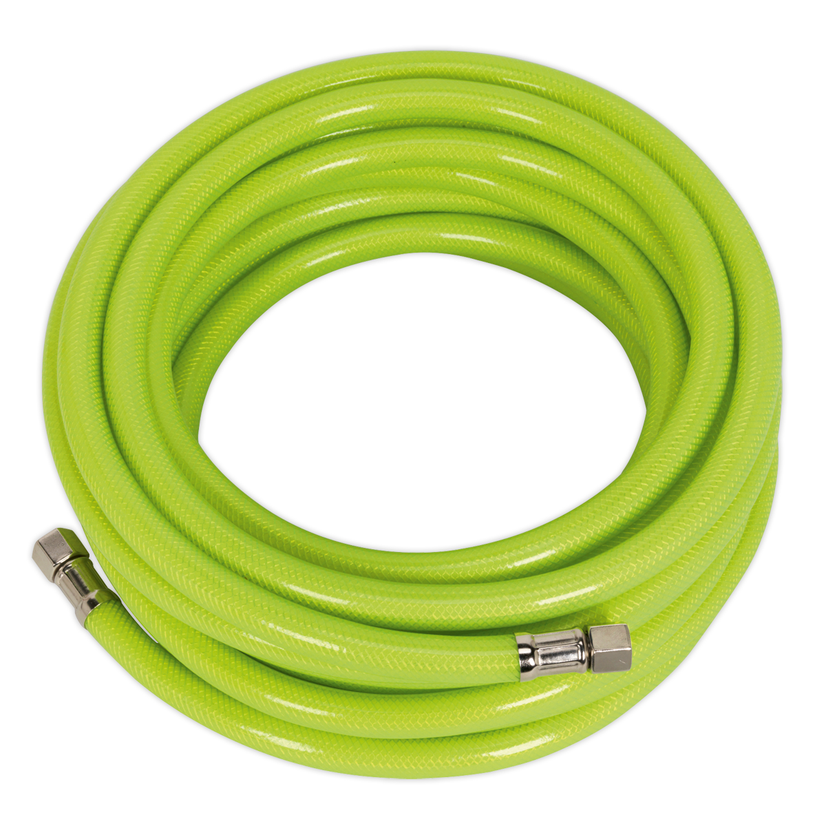 SEALEY - AHFC10 Air Hose High-Visibility 10m x �8mm with 1/4"BSP Unions