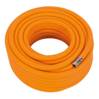 SEALEY - AHHC2038 Air Hose 20m x �10mm Hybrid High-Visibility with 1/4"BSP Unions