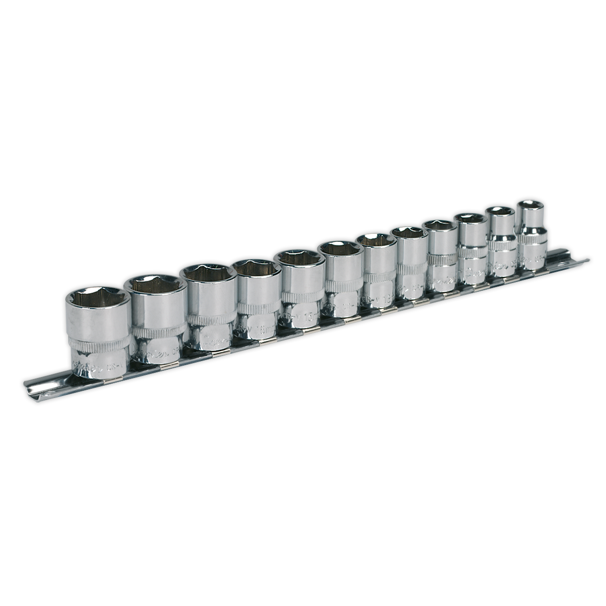 SEALEY - AK2693 Socket Set 12pc 3/8"Sq Drive WallDrive� Metric