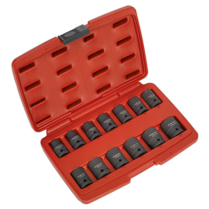 SEALEY - AK5613TD Impact Socket Set 13pc 1/2"Sq Drive Total Drive�