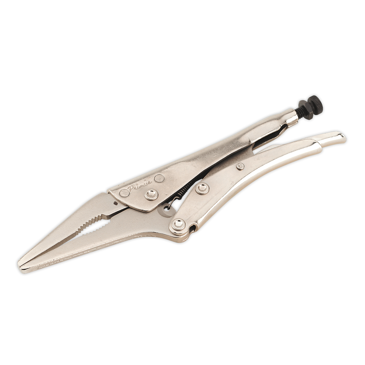 SEALEY - AK6825 Locking Pliers Long Nose 210mm 0-60mm Capacity