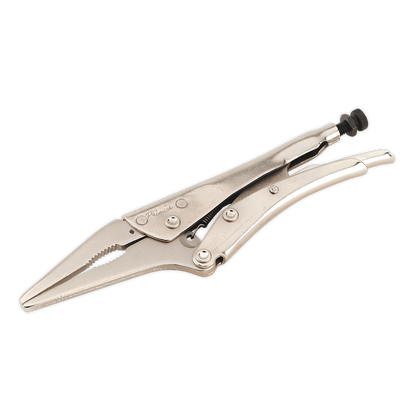 SEALEY - AK6825 Locking Pliers Long Nose 210mm 0-60mm Capacity