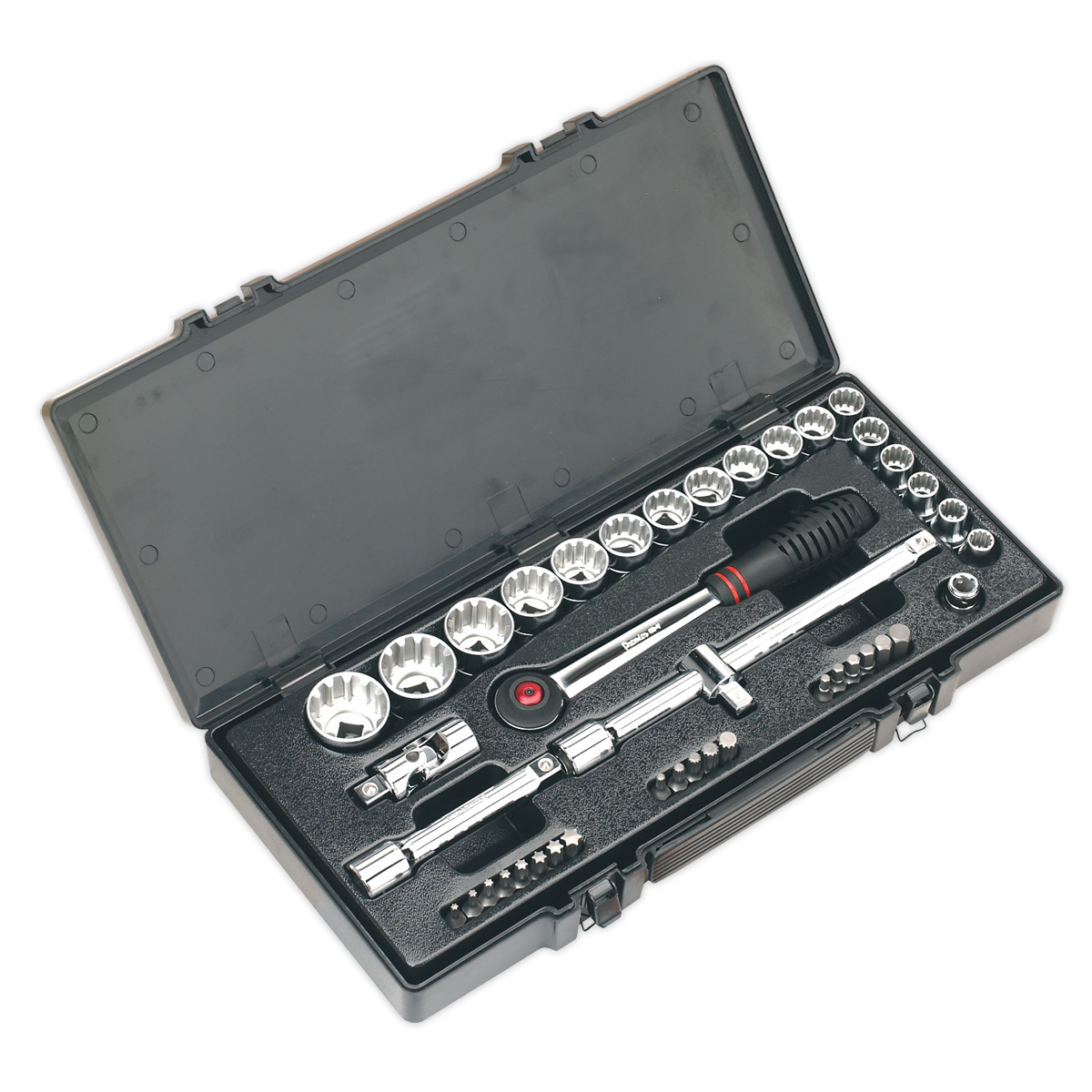 SEALEY - AK706 Socket & Bit Set 42pc 1/2"Sq Drive Total Drive�