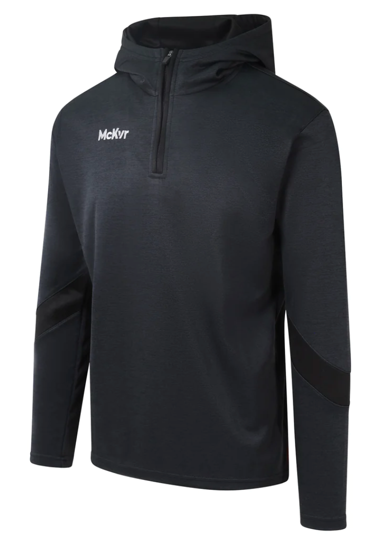 McKeever Core 22 Adult 1/4 Zip Hoodie - 3XL - Black