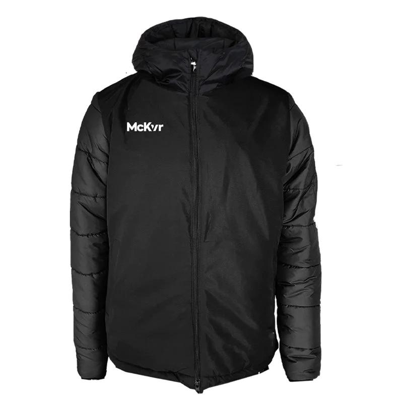 McKeever Core 22 Adult Stadium Jacket - Black Navy - All Sizes