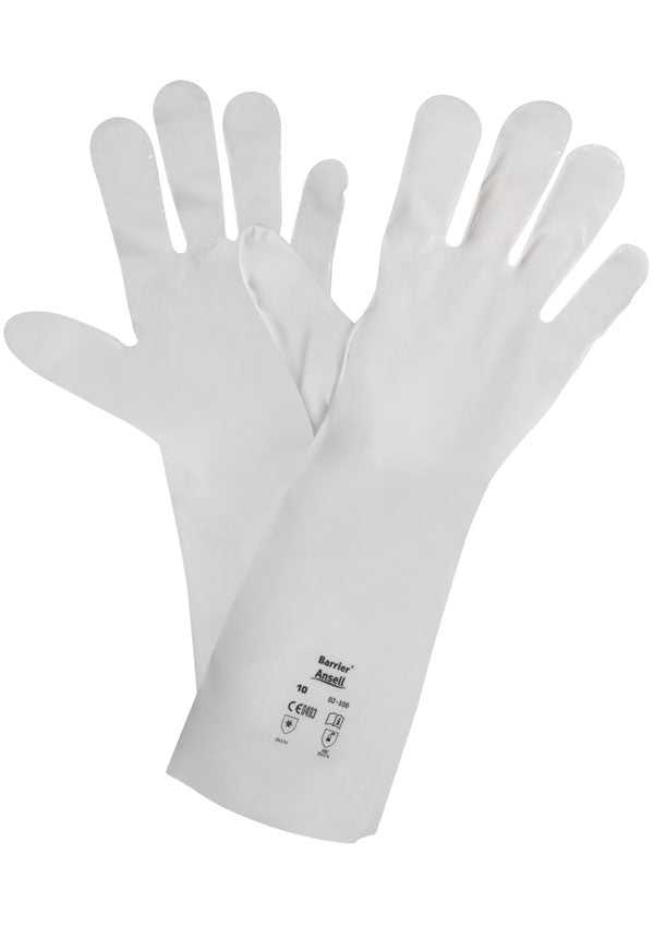 ANSELL BARRIER 02-100 GLOVES WHITE XL