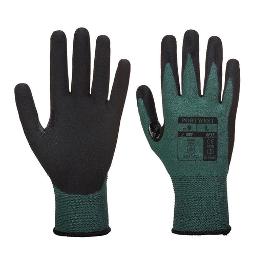 Portwest AP32K7RL -  sz L Dexti Cut Pro Glove - Black/Grey