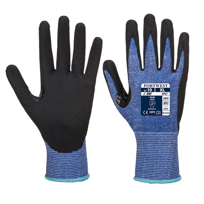 Portwest AP52B8RXL -  sz XL Dexti Cut Ultra Glove - Blue/Black