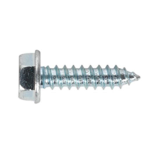 SEALEY - ASF103 Acme Screw Washer Faced Zinc #10 x 3/4" Pack of 50