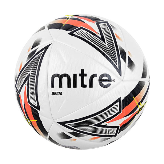 Mitre Delta One Ball White/Black/Orange 4