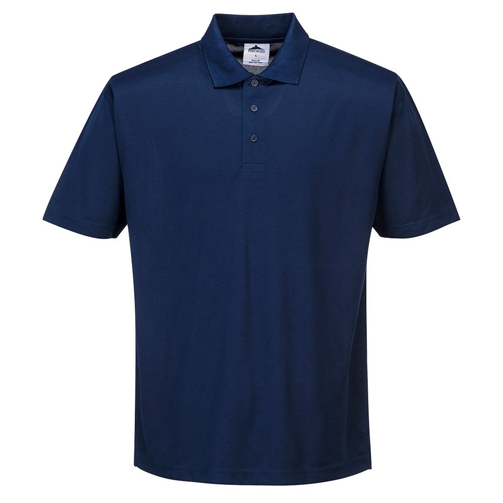 Portwest B185NARL -  sz L Terni Polo Shirt Workwear - Navy