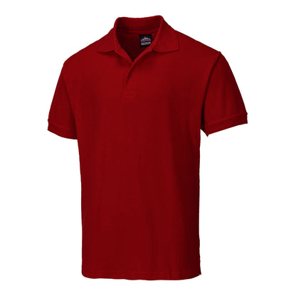 Portwest B210 - Maroon Sz S Naples Polo Shirt Workwear Corporate Wear