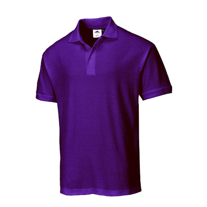 Portwest B210 - Purple Sz M Naples Polo Shirt Workwear Corporate Wear