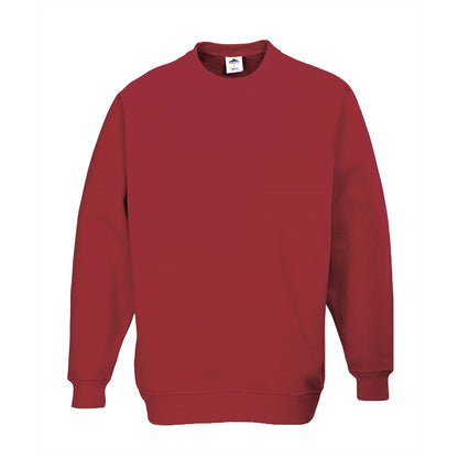 Portwest B300MARXXXL -  sz 3XL Roma Sweatshirt - Maroon