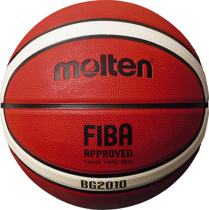 Molten 2010 Deep Channel Basketball Tan/White 5