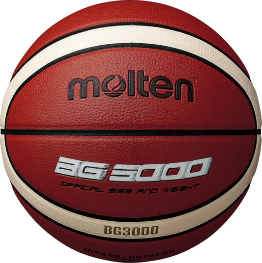 Molten 3000 Synthetic Basketball Tan/White 5
