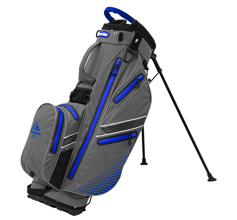 Longridge 2 Waterproof Stand Bag Blue/Grey/Blue