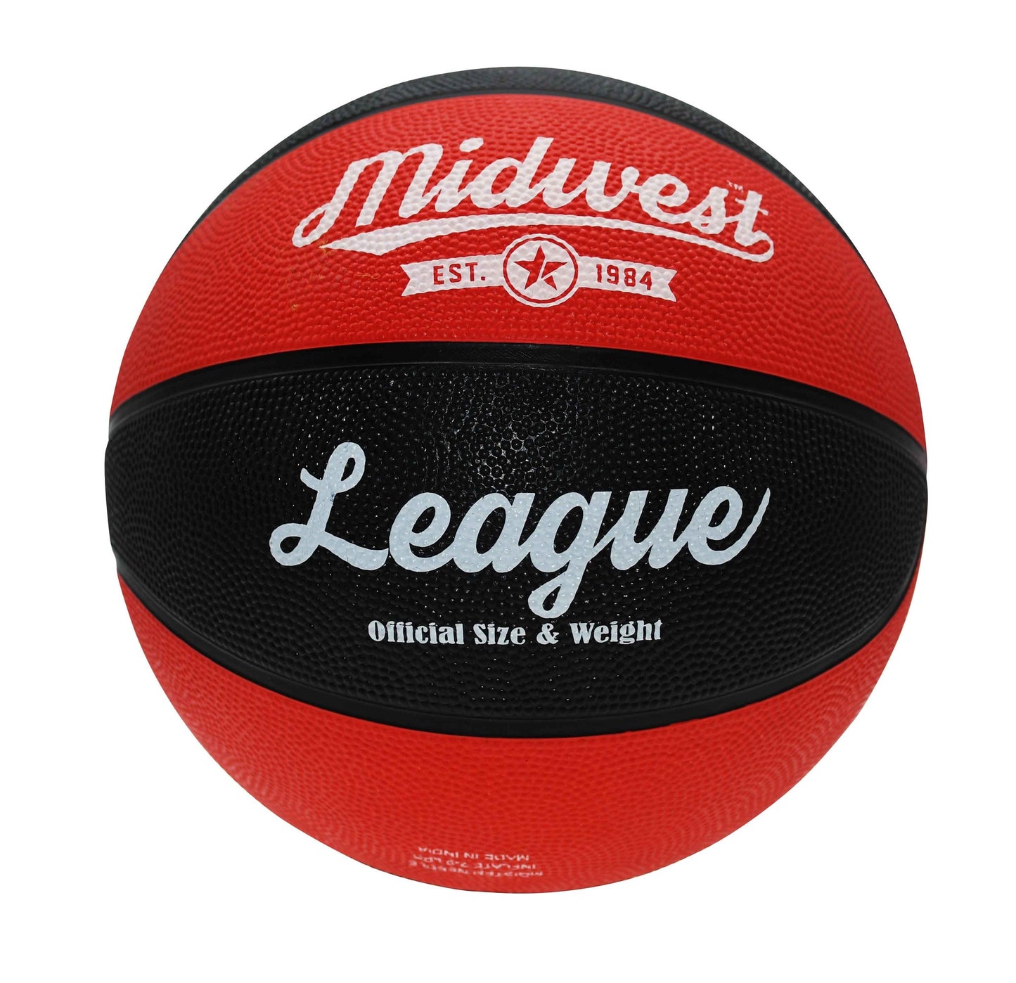 Midwest League Basketball Black/Red 3