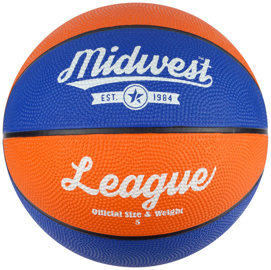 Midwest League Basketball Blue/Orange 5