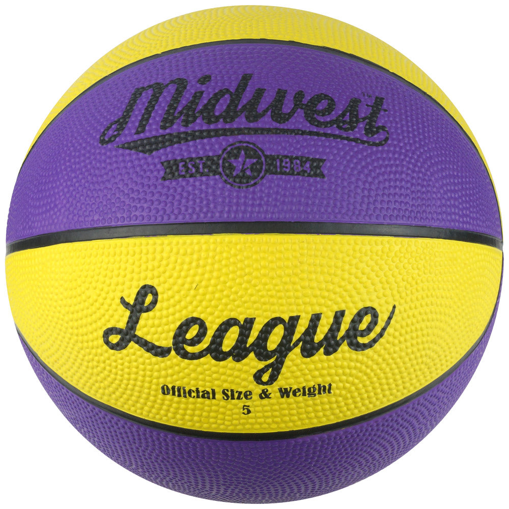 Midwest League Basketball Yellow/Purple 5