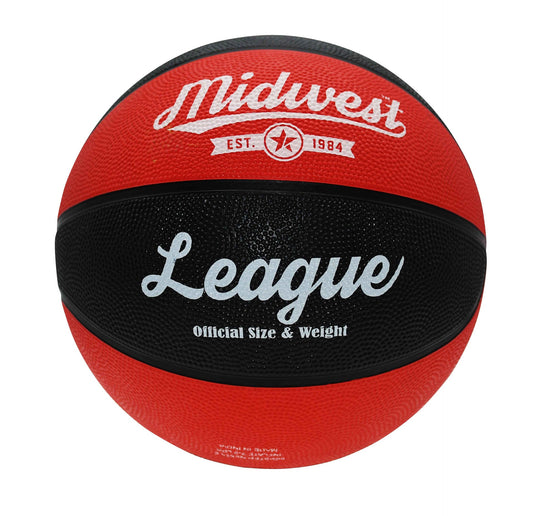 Midwest League Basketball Black/Red 6
