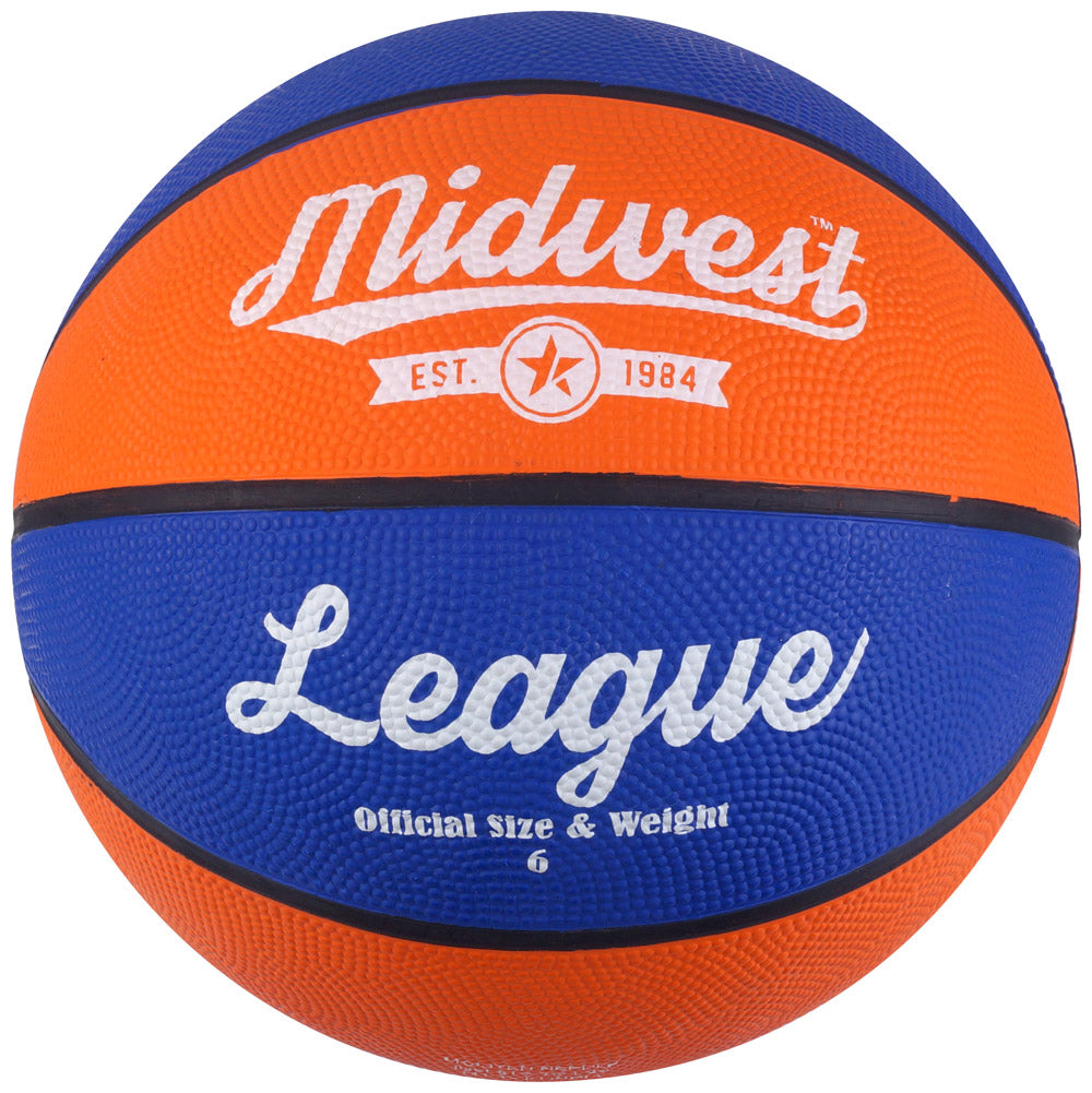 Midwest League Basketball Blue/Orange 6