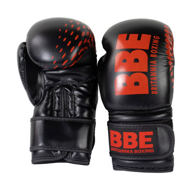 BBE Boxing Training Glove - 8oz - Black/Red