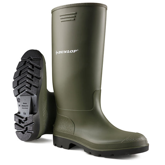 Dunlop - DUNLOP PRICEMASTOR Safety Wellington Boot GREEN sz 10 (380VP)