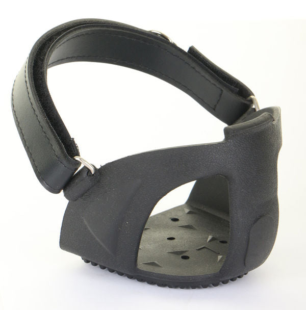 BEESWIFT LETZ-U-GRIP HEEL GRIPS WITH SPIKES BLACK M