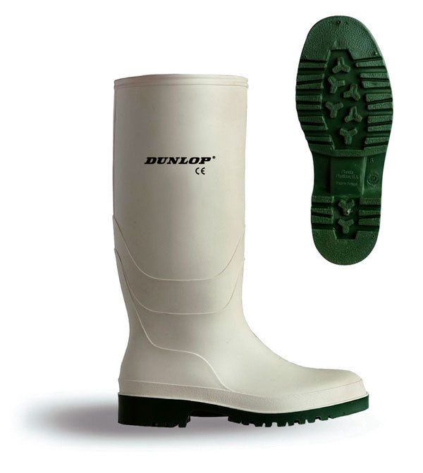 DUNLOP PRICEMASTER NON-SAFETY WELLINGTONS WHITE 05