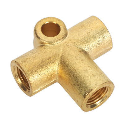 SEALEY - BC101003WAY Brake Tube Connector M10 x 1mm 3-Way