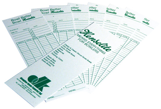 Henselite Bowls Score Cards (Pack of 100)
