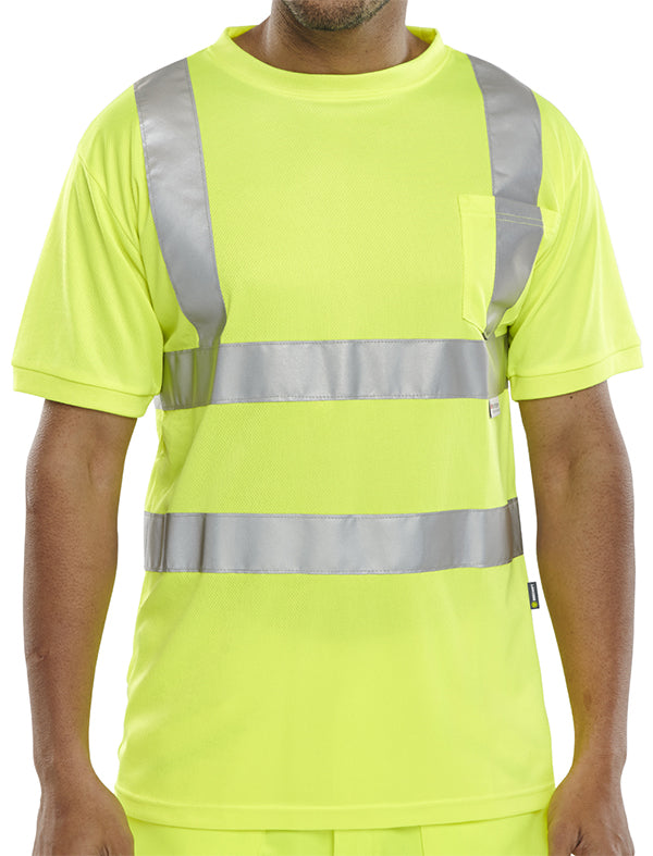 Beeswift - CREW NECK T-SHIRT SAT YEL M - Saturn Yellow