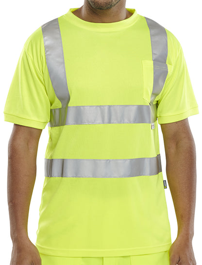 Beeswift - CREW NECK T-SHIRT SAT YEL S - Saturn Yellow