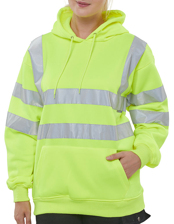 Beeswift - HOODY PULL ON SWEATSHIRT SAT YELLOW SML - Saturn Yellow