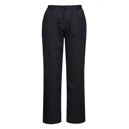 Portwest C071 - Black Sz XL Rachel Ladies Chefs Trousers