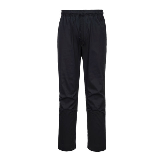 Portwest C073 - Black Sz XL MeshAir Pro Chef Trouser Kitchen Staff