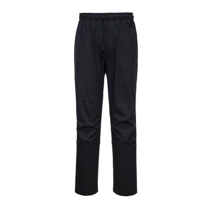Portwest C073 - Black Sz M MeshAir Pro Chef Trouser Kitchen Staff